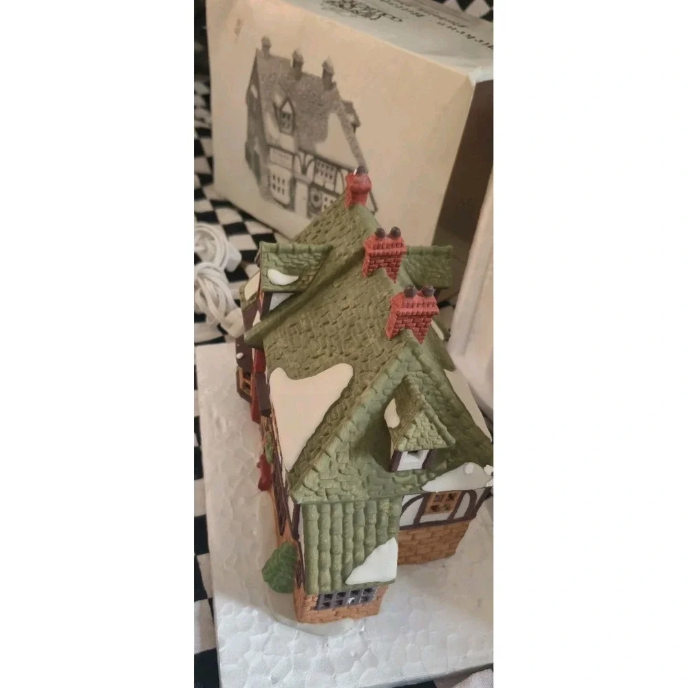 Dept 56 Dickens Village‎ Nicholas Nickleby Cottage 1988 Lighted Tested Box